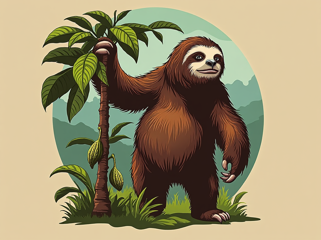 Giant Sloth Orchard Logo